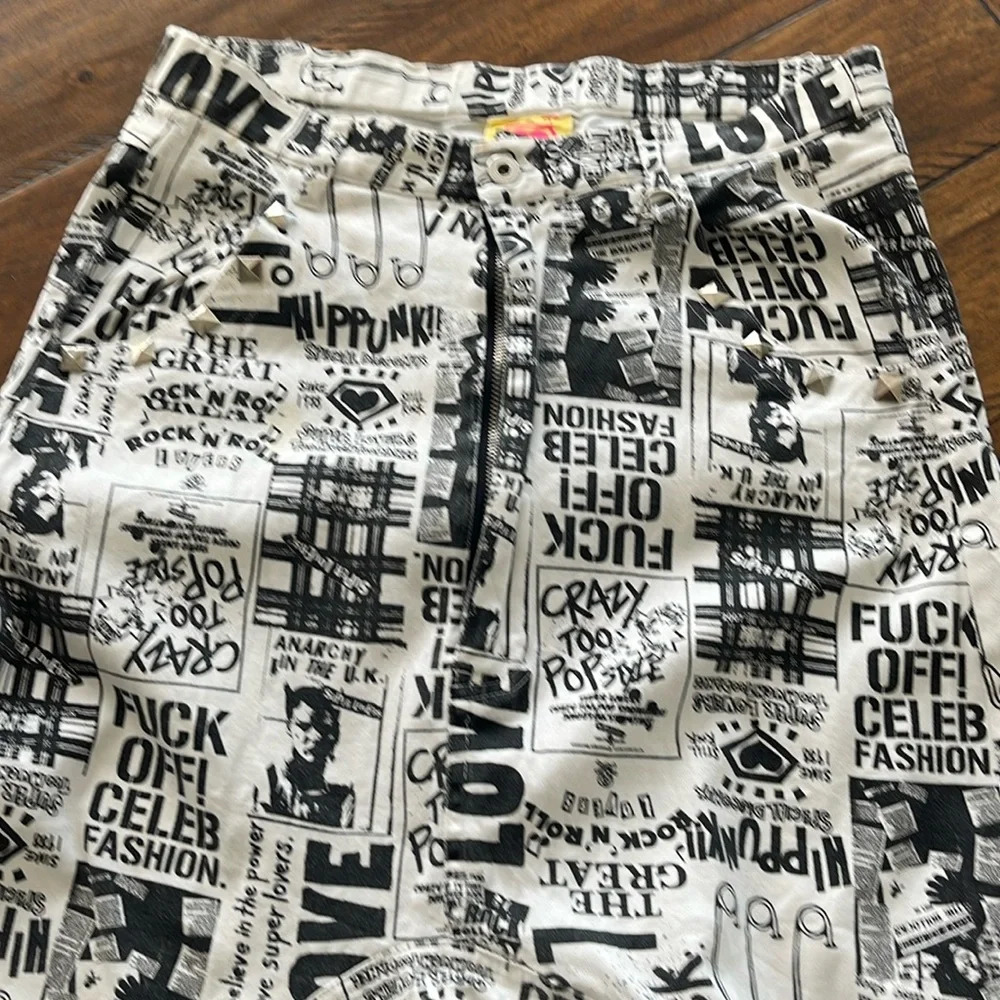 Vintage Super Lovers drop crotch 30 newspaper gothic pop punk rock streetwear - Picture 4 of 17
